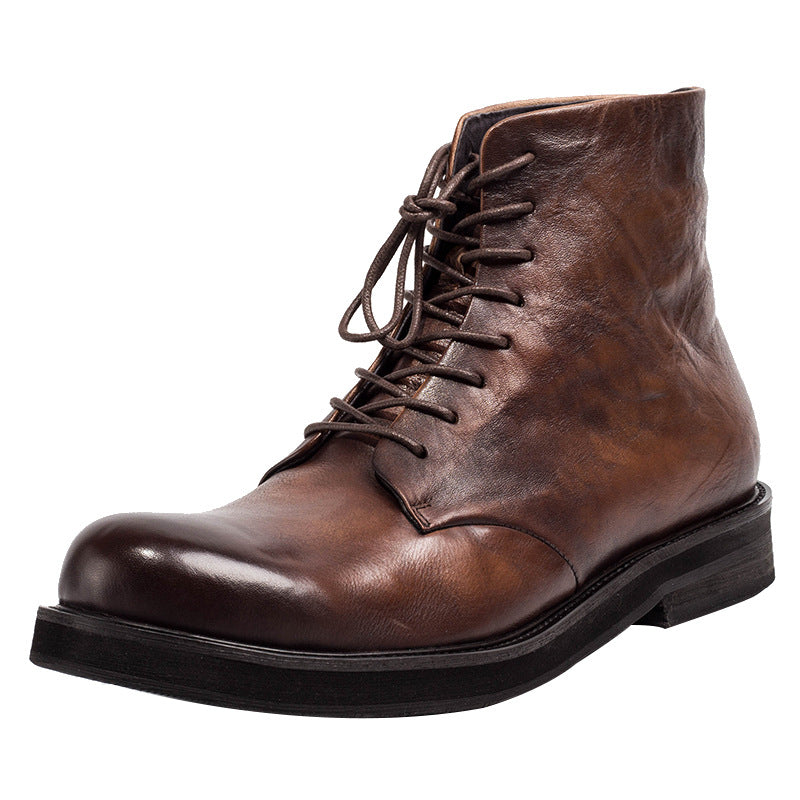 Men's First Layer Cowhide American Vintage Martin Boots