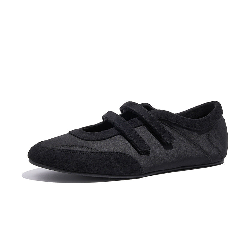 Women's Mary Jane Red Height Increasing Insole Casual Shoes