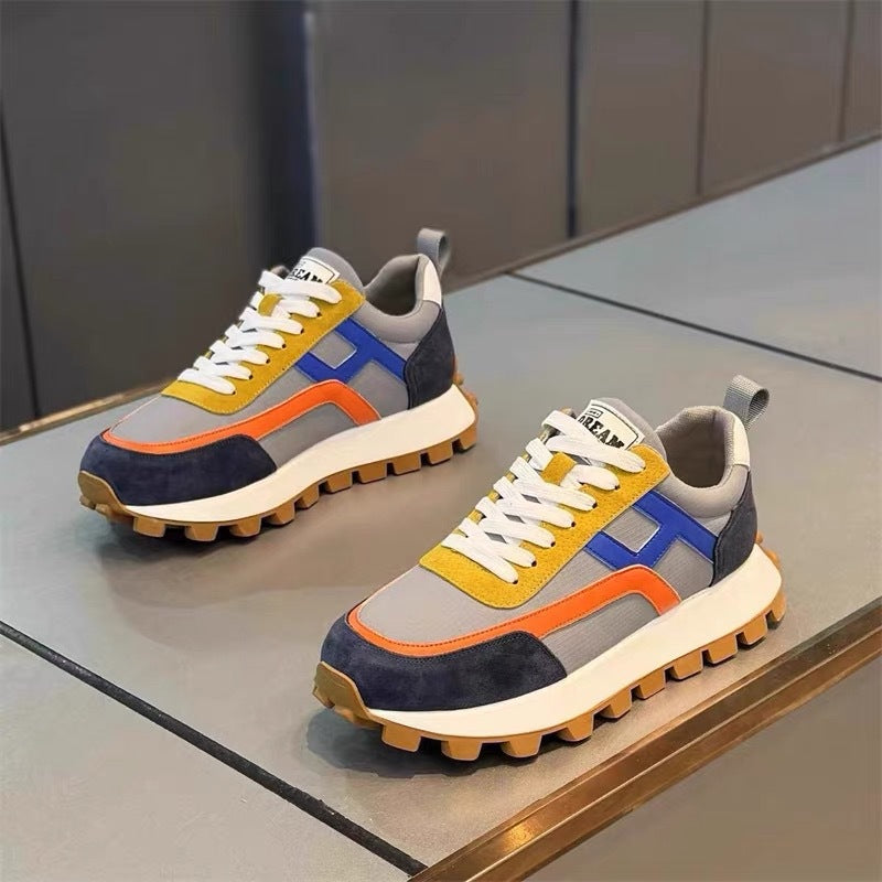 Men's Cloth Surface Breathable Solid Color Fashion Lightweight Men's Casual Shoes