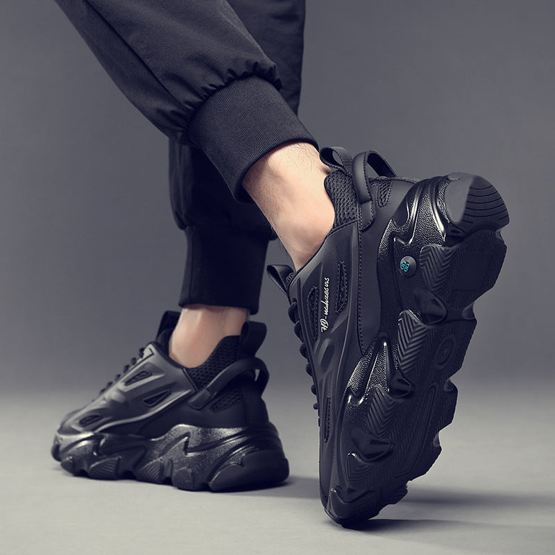 Men's Heightened Daddy Korean Style Trendy Mesh Sneakers