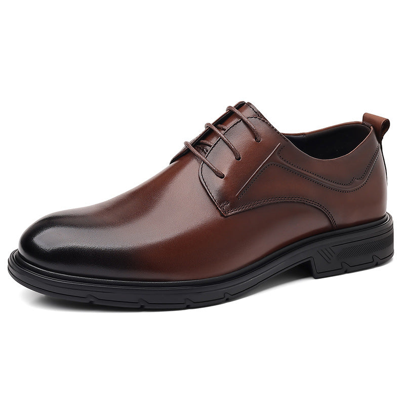 Men's Autumn Cowhide Derby Business Formal Wear Sandals