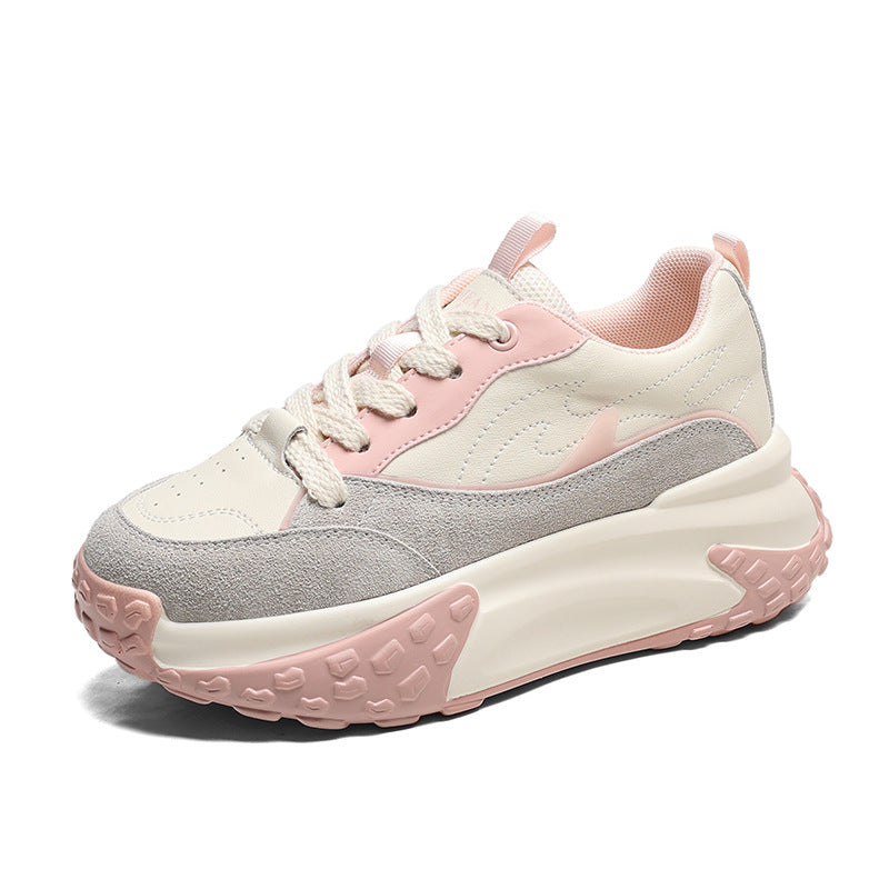Women's Dad Fashionable Spring Korean Style Thick Women's Sports Shoes