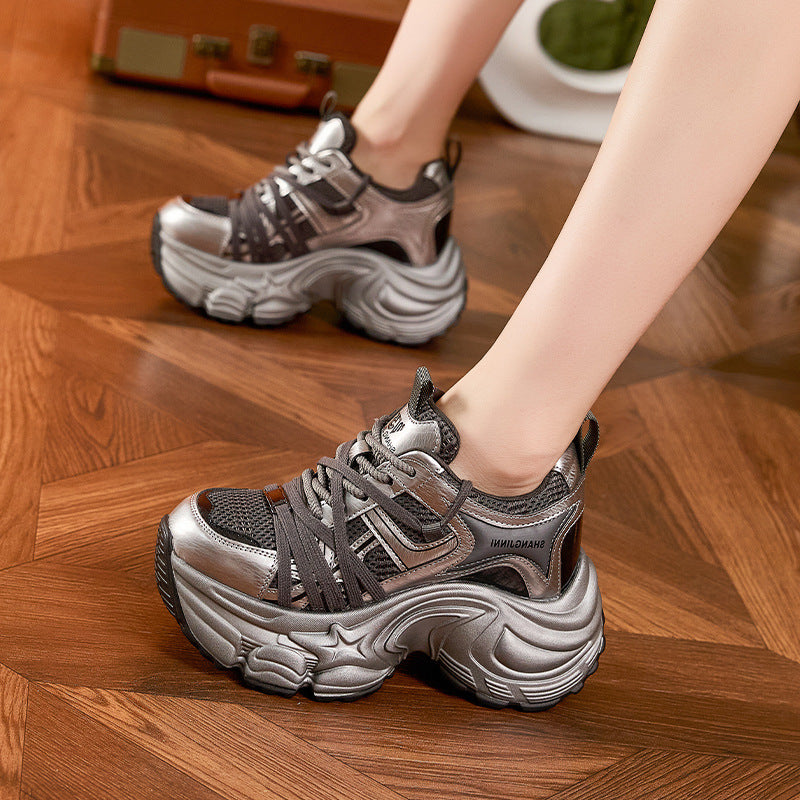 Women's Korean Style Fashionable Soft Bottom Height Women's Shoes
