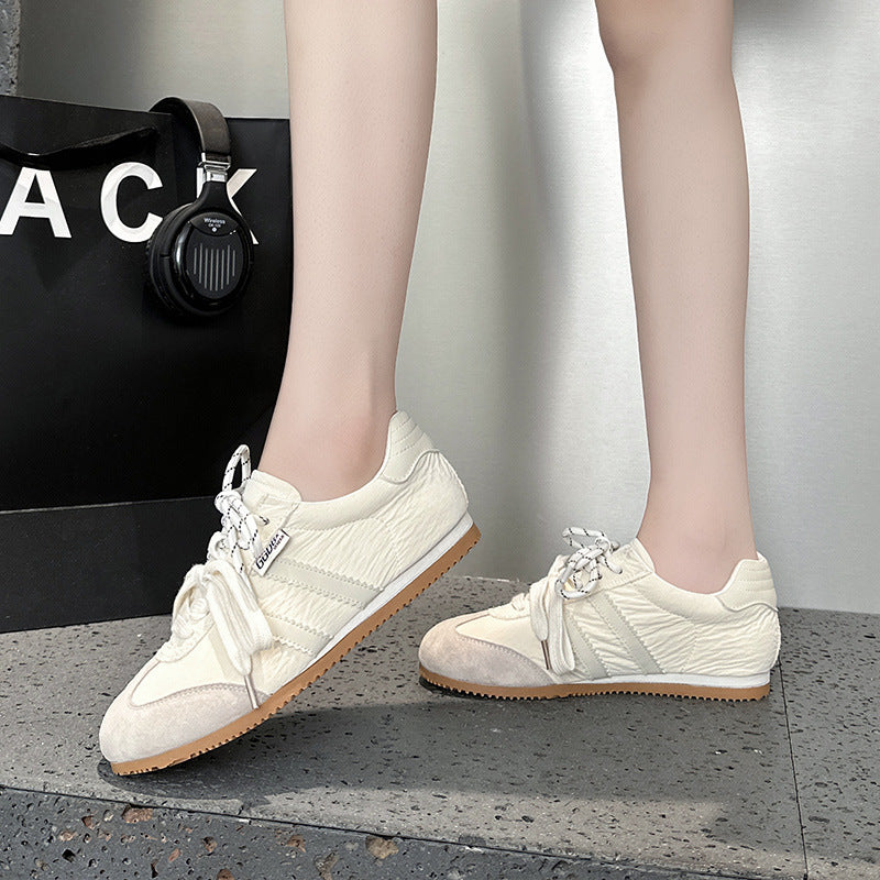 Women's Retro German Training Spring Flat Bottom Sports Versatile Cortez Comfortable Sneakers