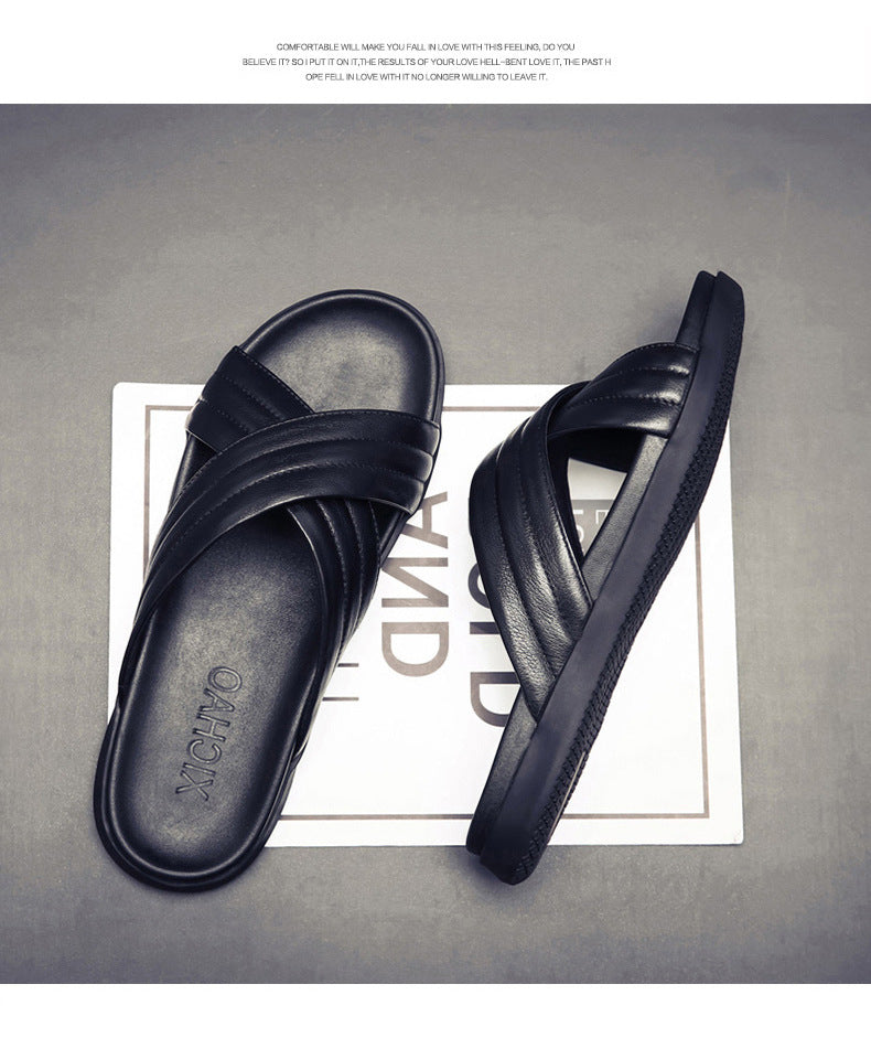 Men's Summer Wear Soft Bottom Deodorant First Sandals