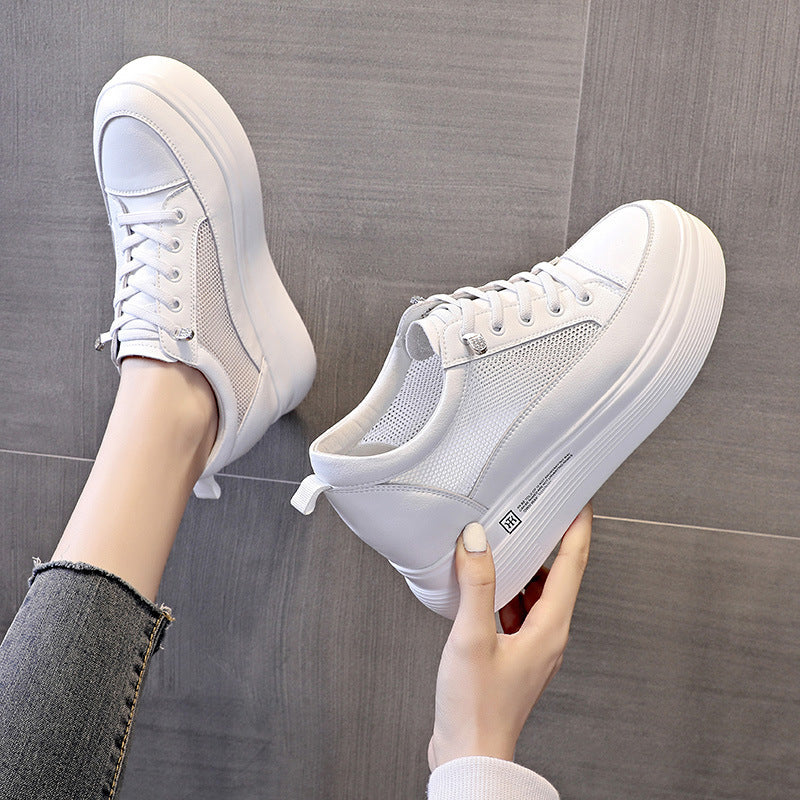 Women's Autumn Pumps Platform Muffin Height Increasing Insole Women's Shoes