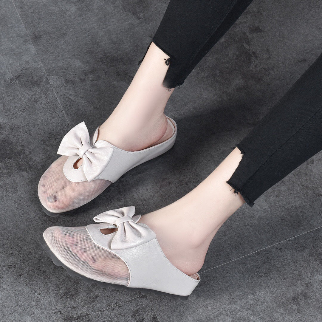 Women's Flat Fashion Outerwear Authentic Toe Box Sandals
