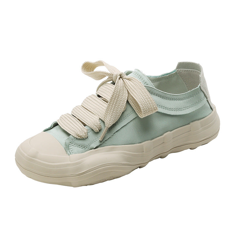 Women's Summer Round Toe Dissoed Half Sports Canvas Shoes