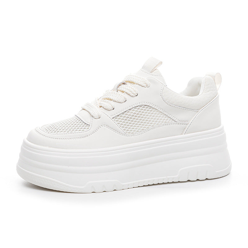 Women's White Summer Breathable Mesh Lightweight Soft Casual Shoes
