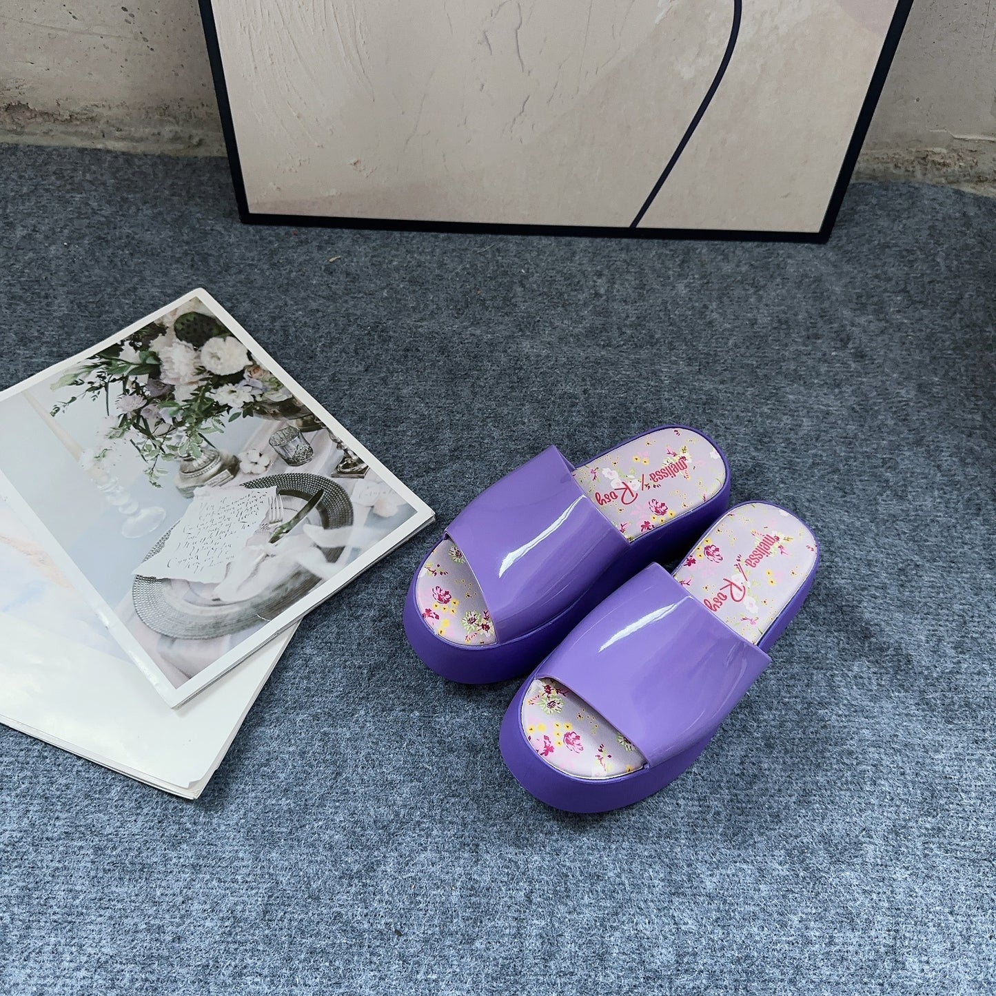 Melisa Bread Thick Bottom Fashion Beach Slippers