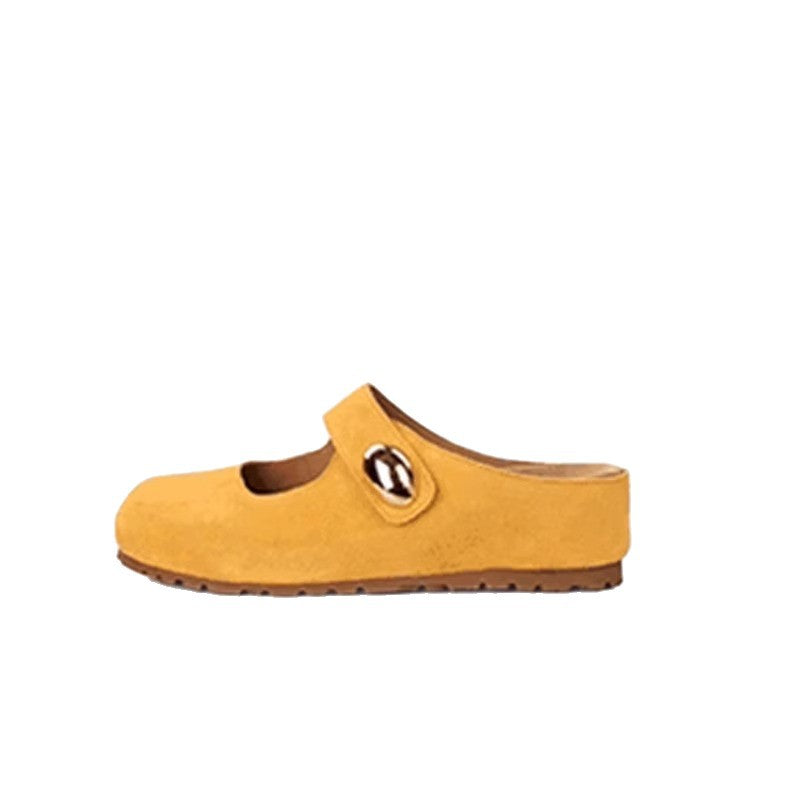 Women's Insole Toe Cap Summer Thick Bottom Slippers