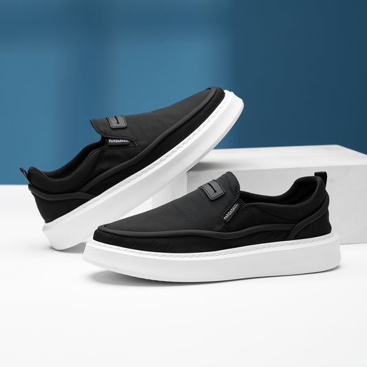 Men's Breathable Cloth Trendy Fashion Slip-on Soft Canvas Shoes