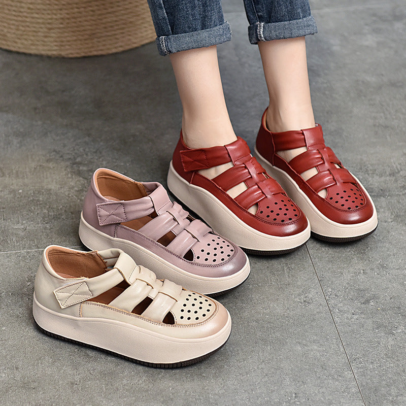 Two Pairs Of Patchwork Summer Toe Sandals