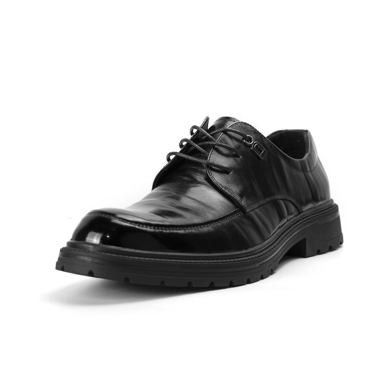 Men's Summer First Layer Cowhide Business Formal Leather Shoes
