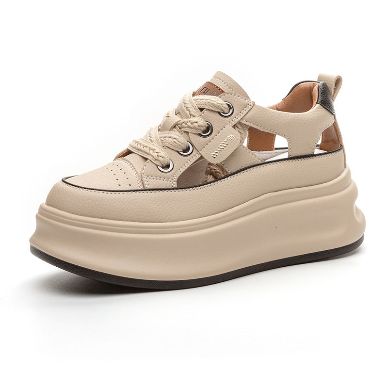 Women's Thick Bottom Toe Cap Roman Summer Wear Sandals