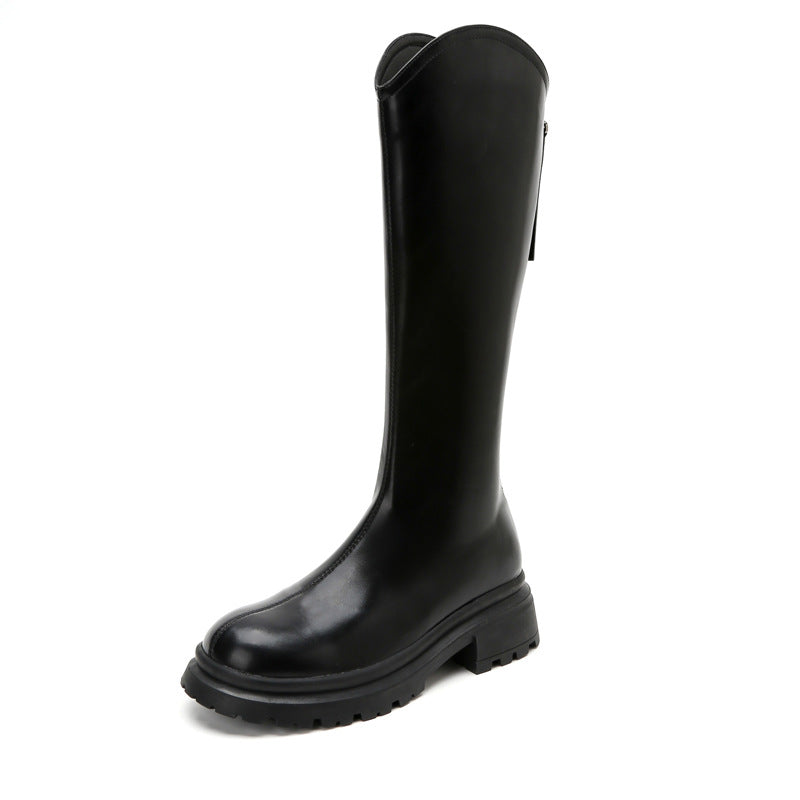 Women's Martin Thick-soled White Niche Denim Knight Trendy Boots