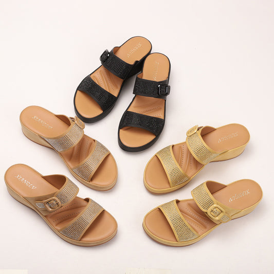 Women's Outdoor Bohemian Ethnic Style Roman Holiday Slippers