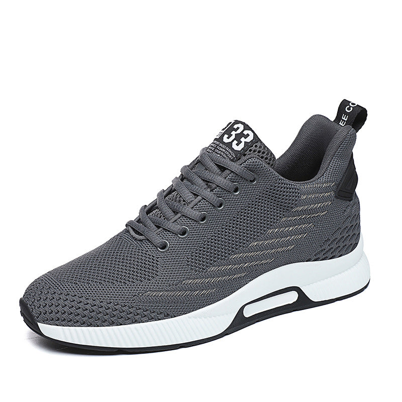 Men's Plus Size Elastic Breathable Running Inner Sneakers