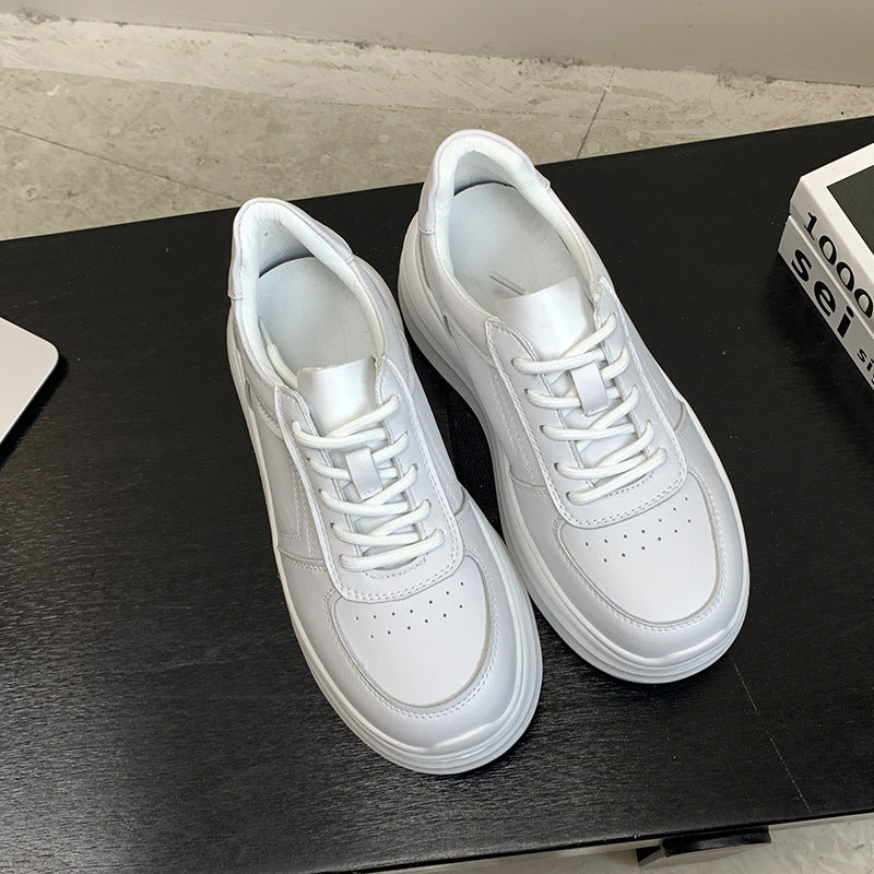 Women's Thick Bottom Height Increasing Spring Breathable Casual Shoes