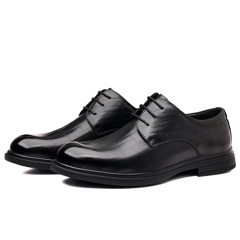 Men's Business Formal Autumn British Style Pumps Leather Shoes