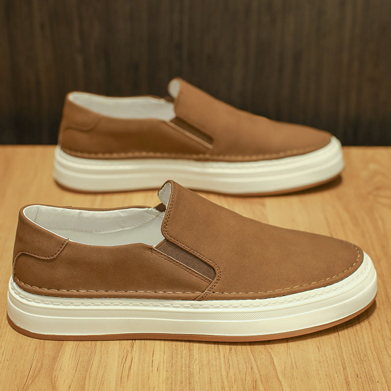 Men's Durable Autumn Korean Fashionable Green Men's Shoes