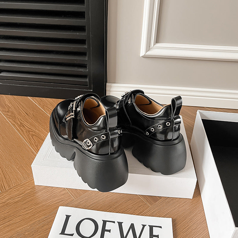 Women's Design Increased Mary Jane British Style Loafers