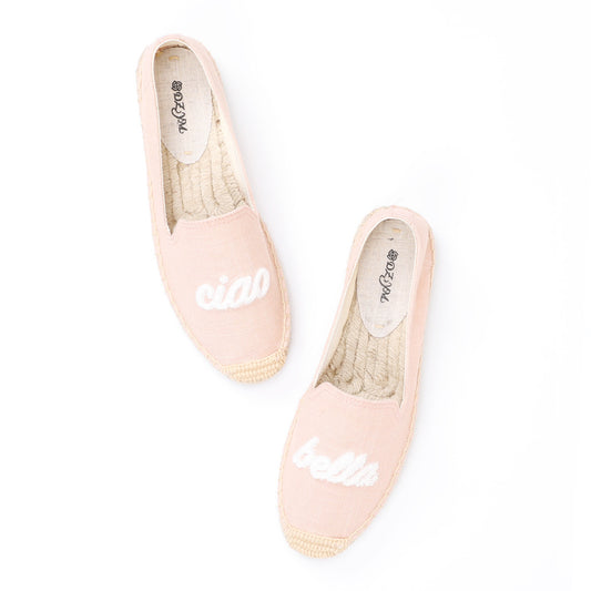 Women's Toe Slip-on Creative Low Top Solid Canvas Shoes