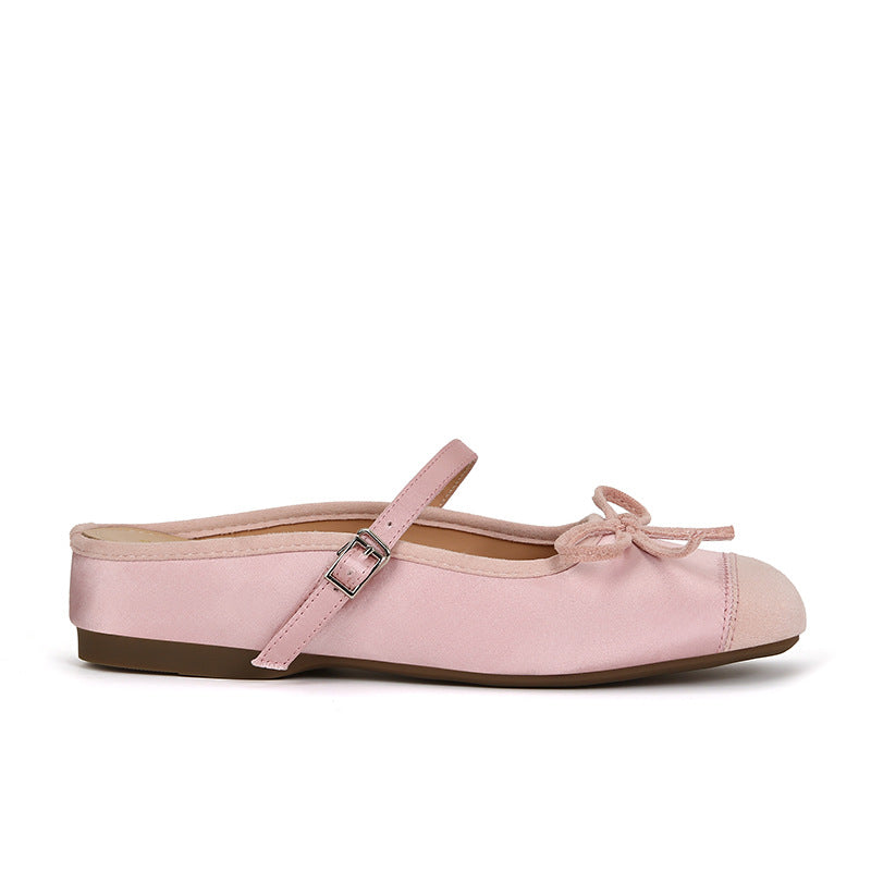 Women's Height Increasing Insole Bow Ballet Pumps Women's Shoes
