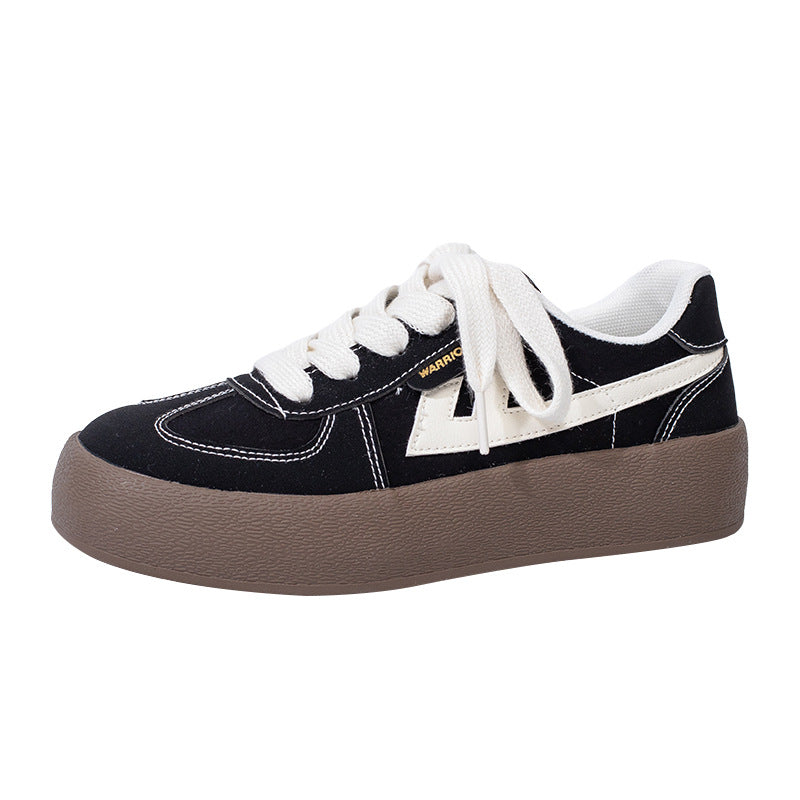 Women's & Men's Warrior Lightweight Retro Moral Training Round Platform Women's Casual Shoes