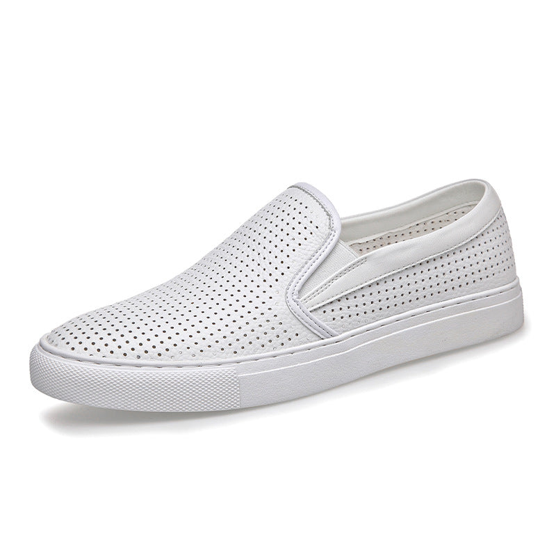 Men's Bottom Cowhide Easy Wear Sports Korean Sneakers