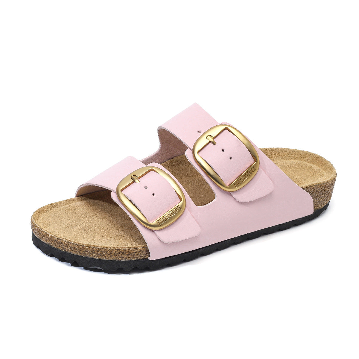 Women's & Men's Pure Original Cork Double-breasted Outerwear Two-word Sandals
