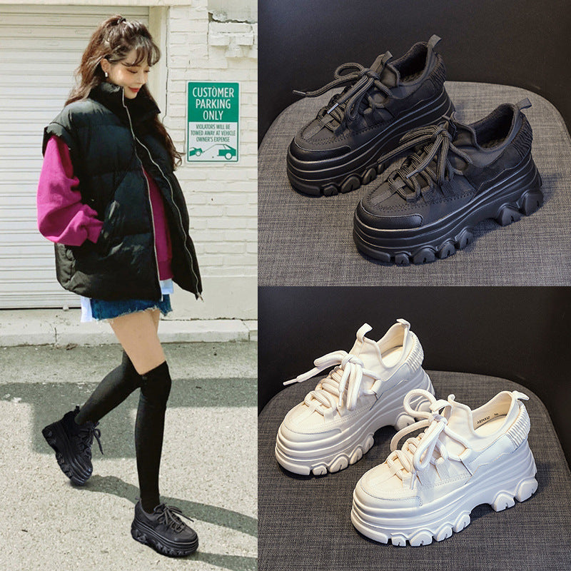 Women's Live Broadcast Muffin Platform Dad Fashion Sneakers