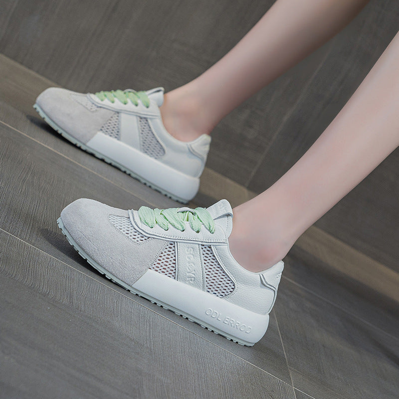 Women's German Training Transparent Mesh Thick Bottom Soft Women's Casual Shoes
