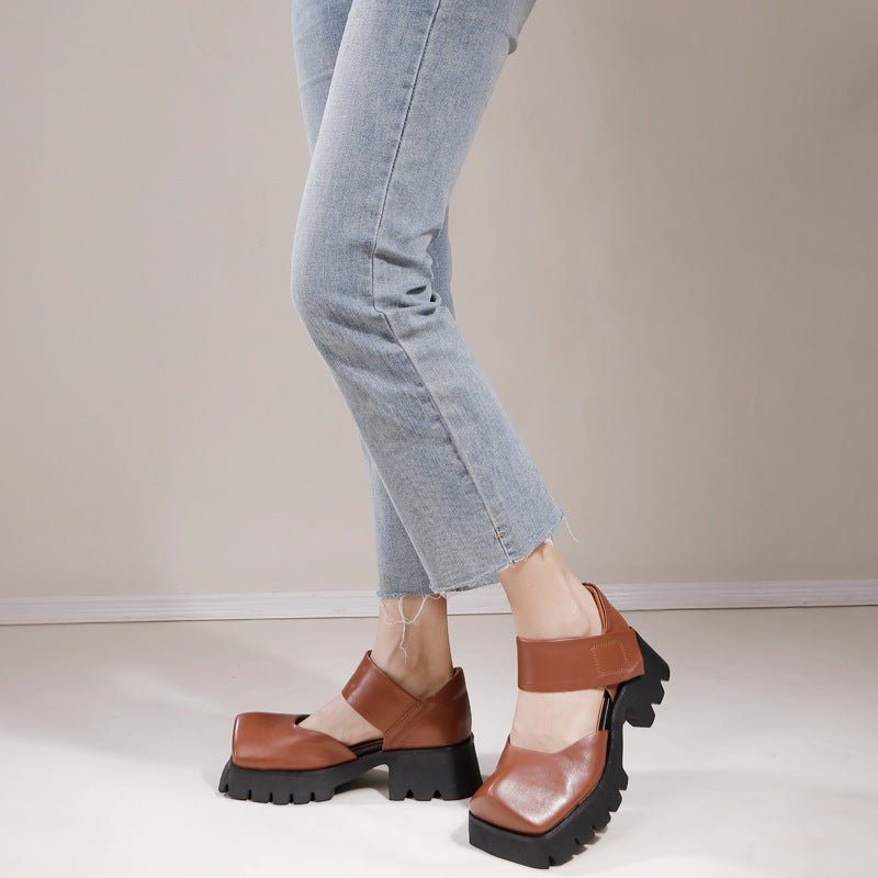 Toe Thick Sole Female Back To Casual Shoes