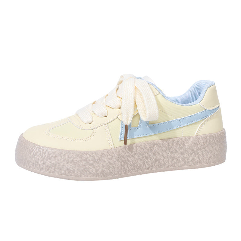 Women's & Men's Warrior Lightweight Retro Moral Training Round Platform Women's Casual Shoes
