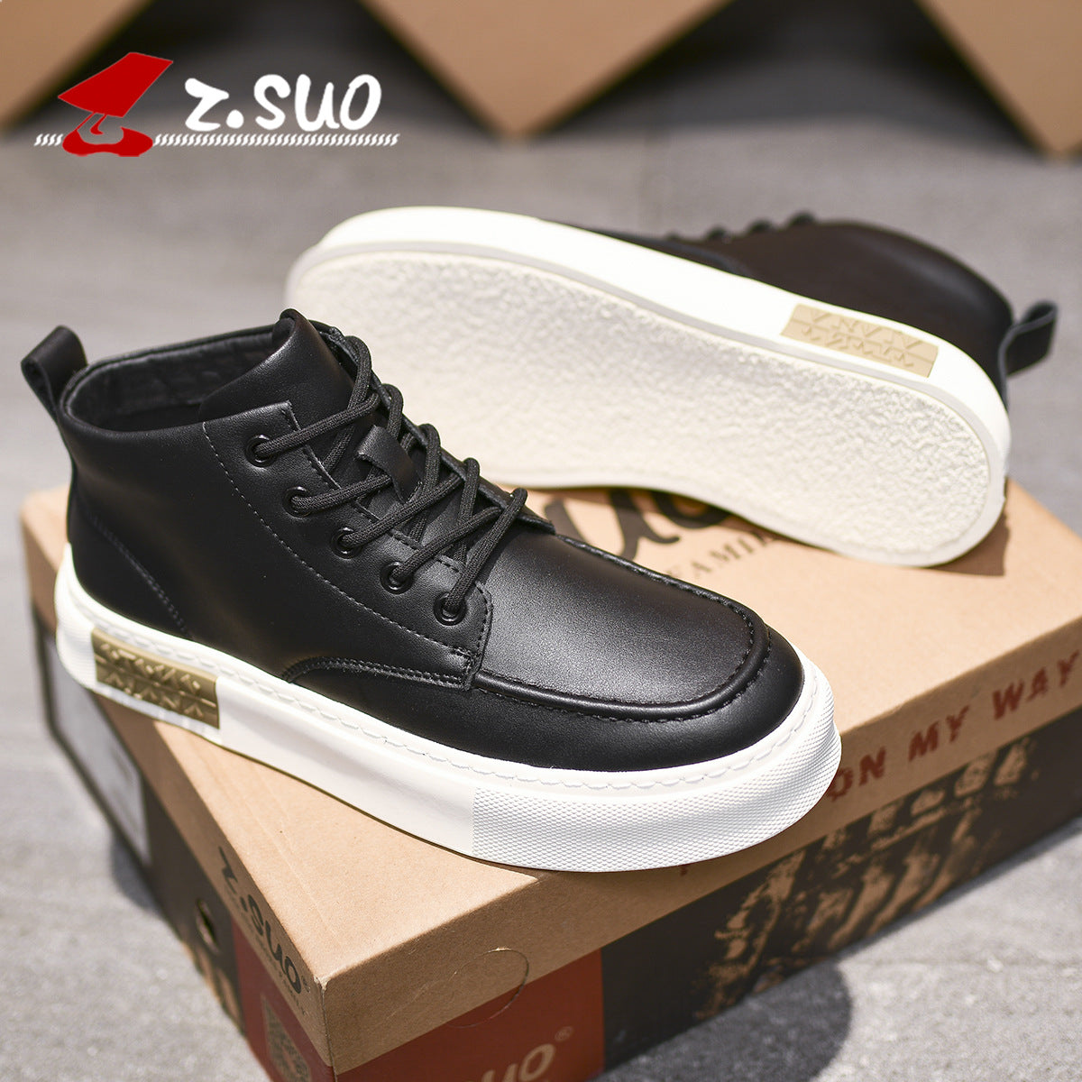 Men's Fashion Breathable Retro Versatile Male Martin Casual Shoes