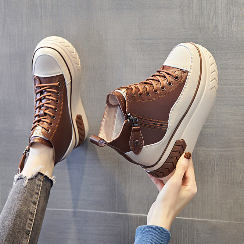 Women's Platform Fleece-lined Height Increasing Insole For Women's Casual Shoes
