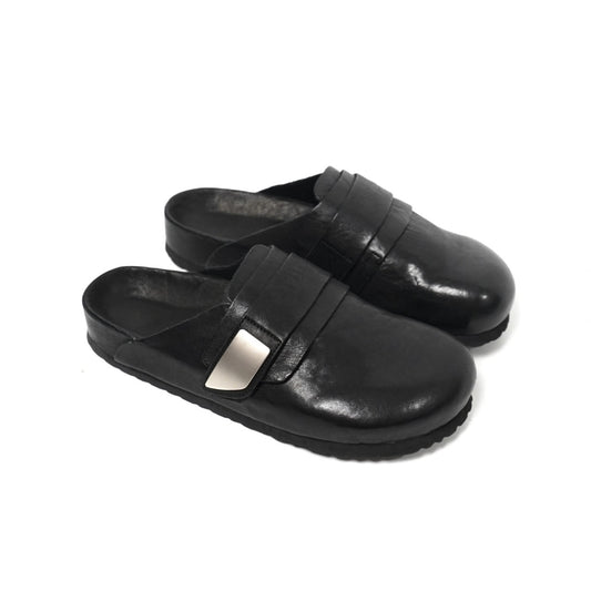 Women's & Men's Retro Closed Toe Platform Outdoor Half Sandals