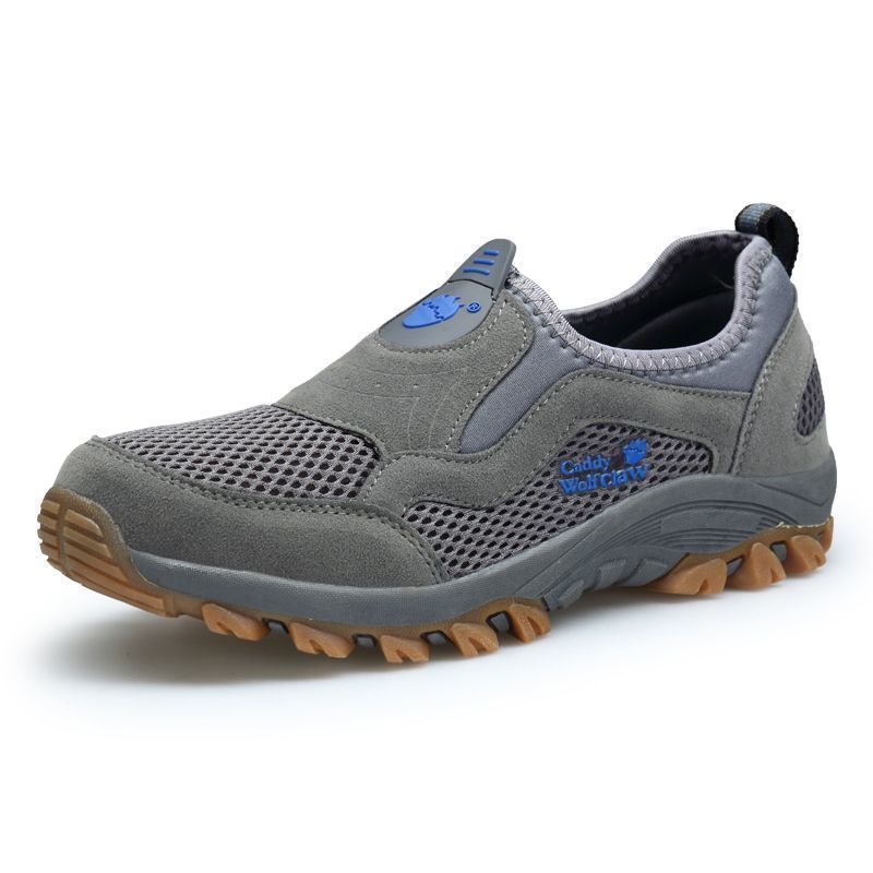 Men's Summer Breathable Mesh Slip-on Walking Dad Men's Shoes