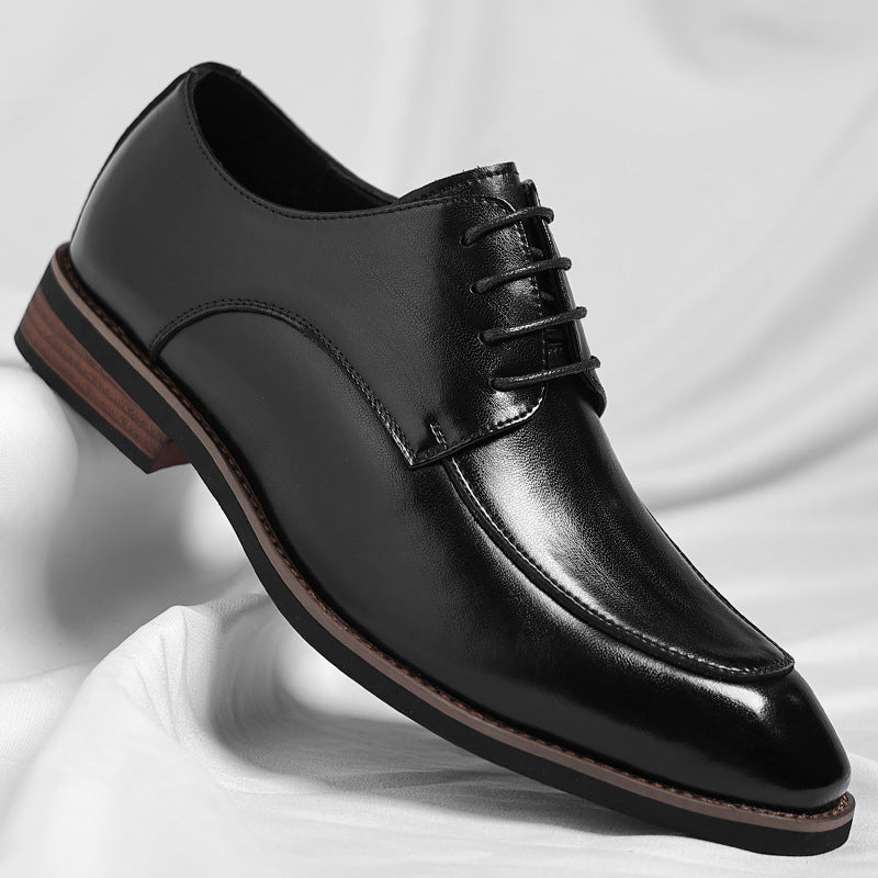 Men's Plus Size Breathable Leisure Trendy Fashion Joker Men's Business Leather Shoes