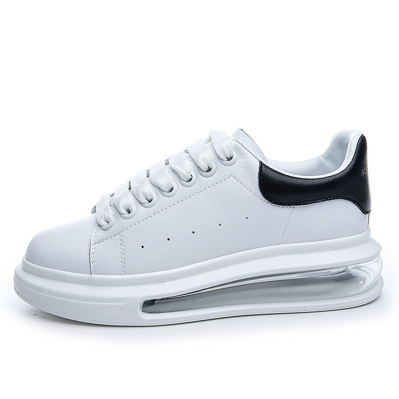 Women's Platform Air Cushion White High-grade Spring Height Increasing Fashion Korean Women's Casual Shoes