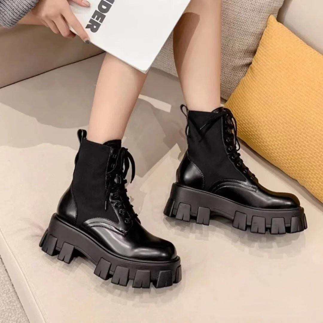 Women's Martin British Style High-grade Thick Sole Boots