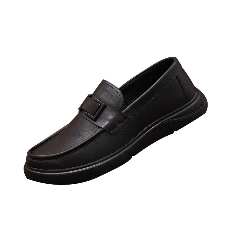 Men's Breathable Soft Bottom Green Slip-on Loafers