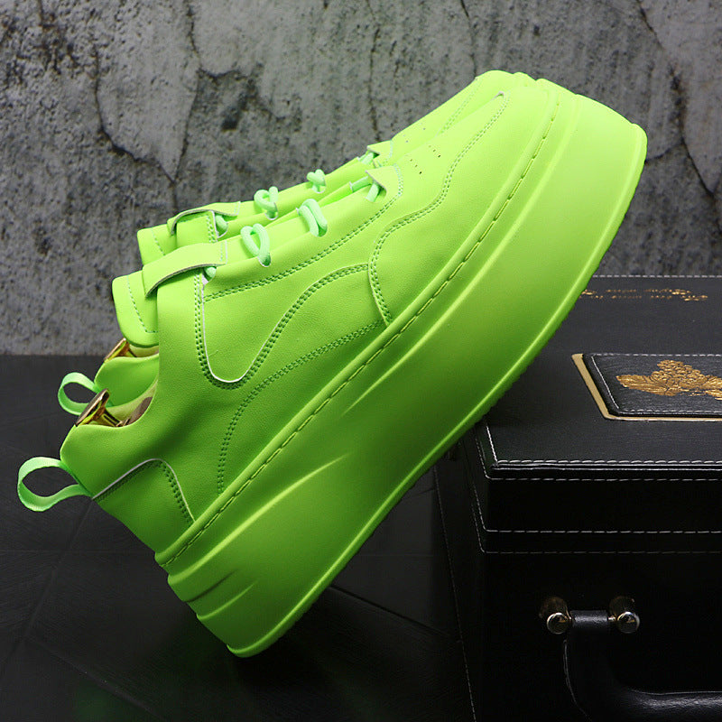 Men's Simple Comfortable Cool Breathable Solid Color Campus Casual Shoes