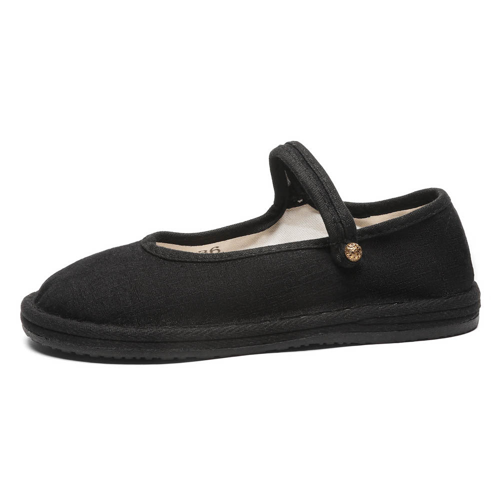 Women's Vintage Cloth Different Rubber Soft Bottom Canvas Shoes