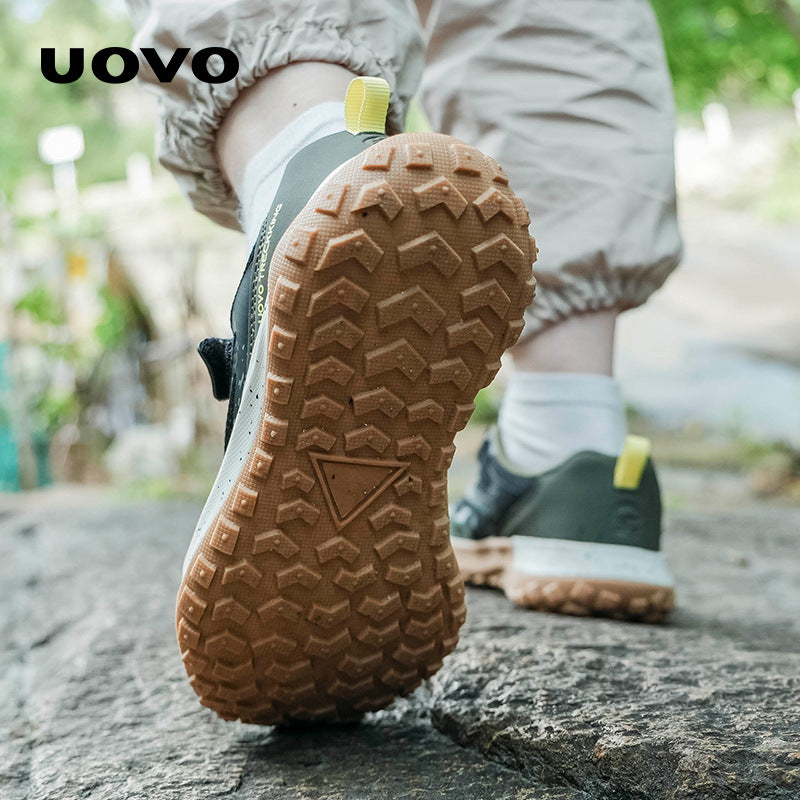 Children's Breathable Outdoor Mountaineering Boy's Soft Bottom Kid's Sneakers