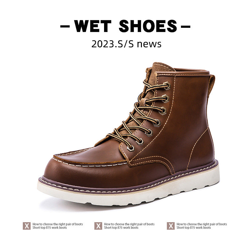 Men's Lion Eagle Dell Oversized Code Vintage Boots