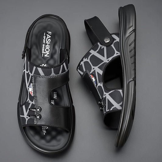 Men's Summer Two-way Beach Soft Bottom Fashion Sandals