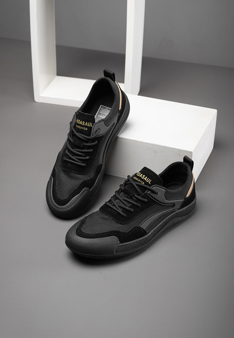 Men's Summer Breathable Woven Mesh Soft Bottom Sneakers