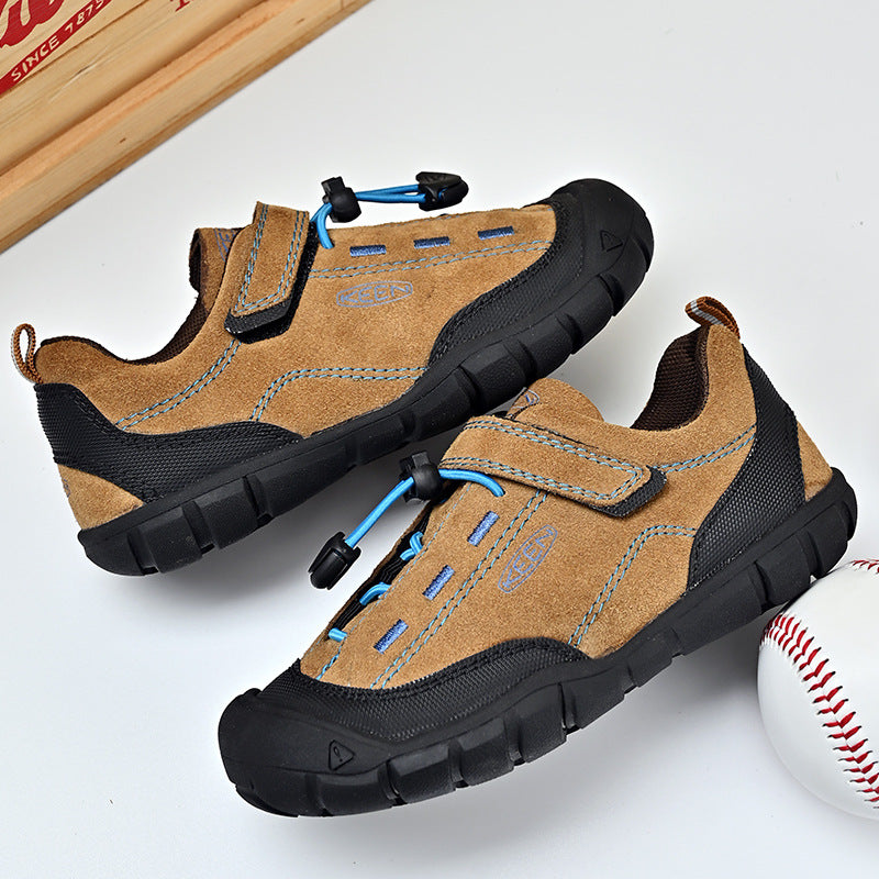 Children's Charming Cohen Outdoor Waterproof Hiking Kid's Sneakers